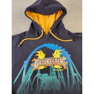 Cedar Point‎ GateKeeper Hoodie Roller Coaster Ohio Faire Park Mens Small Medium